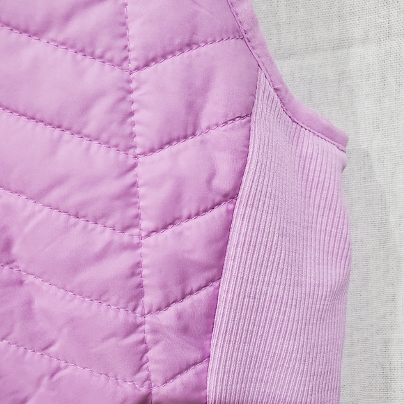 Tabots Lilac Herringbone Zip Vest - Picture 7 of 12